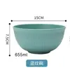 Tazón de paja de trigo para el hogar, tazón de arroz para niños, tazón de avena, tazón de almidón de raíz de loto para ensalada, tazón de sopa, regalo de publicidad de Amazon