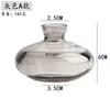 Vaso Mini Pequeno de Vidro com Contorno Dourado de Luxo Leve Transfronteiriço Estilo Ins Transparente Hidropônico Vaso para Arranjo de Flores Decorações Decorativas de Mesa