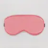 Nueva Máscara para Ojos para Dormir de Seda Imitación de Doble Cara, Máscara para Ojos de Viaje con Hebilla de Ajuste Elástico que Bloquea la Luz, Máscara para Ojos de Belleza Transpirable de Color Sólido