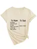 Para Mamá para Papá SOY Amazon Ebay Sitio Independiente Cómoda Versátil Elegante Camiseta de Manga Corta con Cuello en V para Mujer