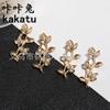 Ventas de fábrica DIY estilo antiguo hanfu tocado de novia zapatos ropa pendientes collar protección de color de la ropa galvanoplastia Perla más accesorios de diamante