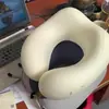 Almohada en Forma de U al por Mayor Almohada para Siesta de Oficina Almohada Cervical Color Sólido Portátil para Viajes Almohada para Cuello de Espuma Viscoelástica con Logo