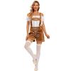 Ropa Oktoberfest Alemana para Mujer, Conjunto de Pantalones con Tirantes, Disfraz de Doncella Bávara, Artículo de Venta Caliente Transfronteriza