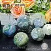 Bola de Ágata Acuática Natural Más Vendida Transfronteriza, Bola de Cristal Pulida de Piedra Cruda, Bola de Energía, Artesanías de Cristal al por Mayor