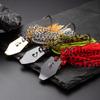 Cara da barba escudo de água grama 14G 18g Isca Luya anti-enrosco composto lantejoula giratória isca artificial cara da barba de porco