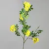 Flor Artificial Flor de Acacia Decoración del Hogar Fotografía Boda Arreglo de Pared de Flores Flor de Begonia Artificial Flor Falsa Planta Artificial