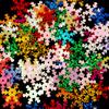 Lentejuelas de copos de nieve navideños transfronterizos, fiesta de bodas, hielo y nieve, material de polvo dorado, bricolaje, accesorios de decoración de tocado para niños hechos a mano