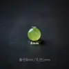 Cuentas de cristal verde natural, cuentas sueltas para pulsera DIY, ágata verde semiacabado, turquesa, cuentas para pulsera de crisoprasa