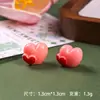 Adornos de Animales Jirafa de Resina DIY Paisaje Micro Botella de Musgo Llavero Pendientes Accesorios Adornos Micro Pequeños