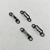 Componente de mueble invisible dos en uno, sujetador de tornillo pasante de acero al carbono, conector no poroso de instalación rápida para carpintería y armarios