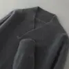 Tricô Masculino Verde Frutas Gola Lã Tricô Pulôver Camisa Básica Casual de Negócios Solta Outono Inverno Tricô de Caxemira Atacado