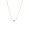 Joyería Fina de Nicho para Mujer Sencilla y Exquisita, Accesorios de Lujo Ligero, Colgante de Corazón, Collar de Oro de 18K, Joyería de Yiwu