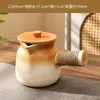 Chaleira para fogão doméstico ao ar livre fogão a carvão panela quente fogão a carvão de barro churrasqueira cerâmica panela para assar leite panela para ferver chá panela de cerâmica