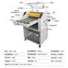 Máquina Laminadora de Oficina, Laminadora de Película Gráfica, Máquina Laminadora de Fotos, Laminadora con Rodillo de Acero de Alta Temperatura, Máquina Laminadora y Estampadora en Caliente Totalmente Automática