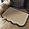 Felpudo de Entrada de Terciopelo de Bucle 2025 Nuevo Felpudo de Entrada de Gama Alta Lavable, Resistente a las Manchas y Antideslizante Alfombra de Entrada