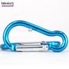 Mosquetão em Forma de Cabaça de Liga de Alumínio Nº 4 Fivela de Suspensão para Exterior Clipe para Garrafa de Água Clipe para Bolsa Pequena Equipamento para Exterior Mochila Leve