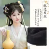 Pasador de Pelo Estilo Antiguo con Moño Falso Integrado, Fácil de Usar, Versátil Estilo Hanfu Ming-Song, Moño Lateral Trenzado
