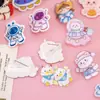 Broche Fofo Desenho Animado Pingente de Mochila Alfinete Meninos e Meninas Astronauta Lembrancinha Emblema Alfinete de Roupa Acessórios