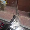 Muscle car Lobo adecuado para Haojue Yuexing HT125 parabrisas viento deflector viento delantero modificación escalón piezas ajustables