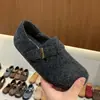 Sapatos Birkenstock Retrô Sapatos Mary Jane Cinza de Pelo para Mulheres Roupa de Inverno Nova Sapatos de Lã com Sola Grossa Sapatos de Algodão com Forro de Lã