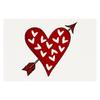 Nuevo Mantel Individual de Enanos del Día de San Valentín Lino Amor Estampado Mantel de Mesa Fiesta Navideña Transfronteriza Mantel Aislante para Mesa de Comedor