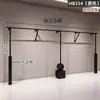Estante de Exhibición para Tienda de Ropa de Hierro Minimalista Negro Montado en Pared Perchero de Ropa para Tienda de Ropa de Mujer Estante de Ropa de Pared Modelo Nuevo