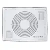 Tapete de Silicona Platino para Amasar, Tapete Antideslizante para Estirar y Tapete Antiadherente para Masa, Tapete de Silicona con Escala para Uso en Cocina Doméstica