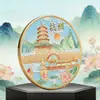 Ímãs de Geladeira de Liga de Zinco Epóxi Resistentes ao Desgaste e a Arranhões com Tendência Nacional e Elementos de Patrimônio Cultural Imaterial, Produtos Decorativos Culturais e Criativos Personalizados, Fornecimento Direto no Atacado