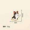 Cachorro Fofo de Desenho Animado Acessórios para Joias DIY Popular Transfronteiriço Pingente de Colar de Cachorro a Óleo
