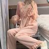 Pijamas de otoño para mujer, estilo princesa palacio, traje de manga larga, bonito kimono retro, ropa de hogar de alta calidad al por mayor
