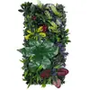 Planta Verde Simulada Cabezal de Puerta Decoración Interior Fondo Césped de Plástico Flores Falsas