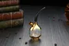 2021 Nuevo Set de Cachimba Mini de Plástico Dorado y Plateado Lavable Translúcido ABS Tubería de Agua Bolsa para Tabaco Al por Mayor