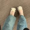 Novos Sapatos Chineses de Boca Rasa Femininos Salto Baixo Primavera e Outono Retro Camurça Estilo Fada Gentil Elegante Francês Salto Grosso Mary Jane
