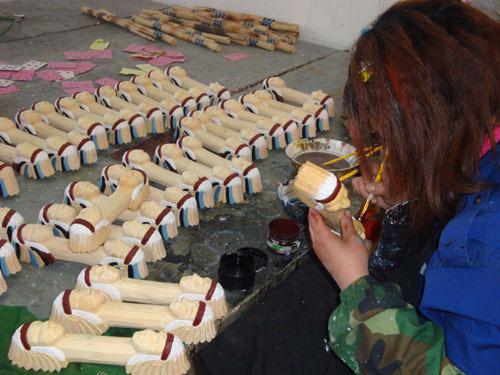 工人彩绘照片01