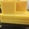 Dongguan Rongxin Venta al por mayor Forma de Agujero Azul Esponja Transpirable Filtro de Silicona Algodón Espuma Limpiadora con Agujeros