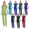 Fabricante Roupa de Hospital para Paciente, Roupa de Paciente, Roupa de Paciente de Algodão de Manga Longa Listrada Azul e Branca, Conjunto de Roupa de Paciente Masculino e Feminino