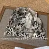 Gorro holgado con estampado de leopardo postapocalíptico para mujer, primavera, verano, personalidad de chica caliente, moda de nicho, gorro versátil para cubrir la cabeza, malla, retro, milenio