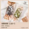 Bolsas de Empaque de Helado Lindas de Dibujos Animados Estilo Ins Inglés Bolsas para Paletas de Hielo Desechables de Grado Alimenticio Bolsas Selladoras de Helado Venta al por Mayor