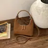 Bolsa Feminina 2026 Novo Modelo, Bolsa Transversal Muito Estilosa com Toque de Luxo, Bolsa de Ombro Vintage Versátil, Bolsa Dumpling