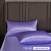 Fronha de seda artificial estilo luxo leve para comércio exterior transfronteiriço, fronha de seda gelada, fronha única, produtos de cama, envio direto de uma peça