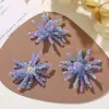 Fotografía Moda Coreana Fuegos Artificiales Coloridos Racimos de Flores con Perlas de Cristal DIY Pendientes Dulces Pasadores para el Cabello Flores para Zapatos Broche Accesorios