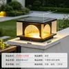Lámpara de columna, lámpara de poste solar, lámpara de poste para jardín, villa, patio, lámpara de poste para entrada de patio exterior, aplique de pared