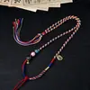 Cordón de Collar Tejido Hecho a Mano de Xizang Cordón de Colgante Multicolor de Venta Caliente Borla Vintage Cordón para Colgar Joyería Popular en Vivo
