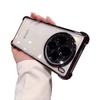 Funda para teléfono vivoX200 con Airbag en las Cuatro Esquinas Anti-caídas, Transparente, TPU Electroplateado, Película para Lente S20, Funda Blanda, Cubierta Protectora