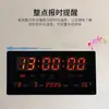 Relógio Eletrônico de Parede com Tela Grande, Calendário Perpétuo Doméstico, Relógio Simples, Relógio Digital Led Inteligente com Exibição de Temperatura