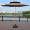 Sombrilla de Exterior, Sombrilla de Poste Recto, Sombrilla de Columna Central, Sombrilla para Patio Exterior, Sombrilla de Playa para Ocio, Sombrilla de Jardín, Sombrilla Impermeable