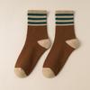 Meias de Terry com Forro de Lã, Nova Coleção Outono/Inverno, Bloqueio de Temperatura, Meias Quentes de Veludo para Casa, Meias de Cano Médio de Alta Elasticidade, Quentes e Espessas, Resistentes ao Frio para Mulheres