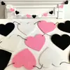 Suministro Exclusivo Transfronterizo de Banderines para el Día de San Valentín Qixi, Decoraciones para Centros Comerciales, Guirnaldas de Amor de Fieltro, Adornos Colgantes para Uso Interior en Qixi