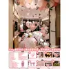 Propuesta de San Valentín Decoración Interior de Gama Alta Decoración de Gatito Set Completo Fondo para Confesión Sorpresa Tablero KT