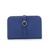 Moda europea y americana primera capa piel de vaca patrón lichi billetera billetera platino para mujer clutch largo bolso porta pasaporte de cuero